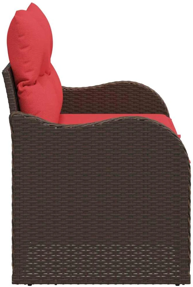 Sodo sofa su pagalve 121 x 62 x 69 cm poliratanas