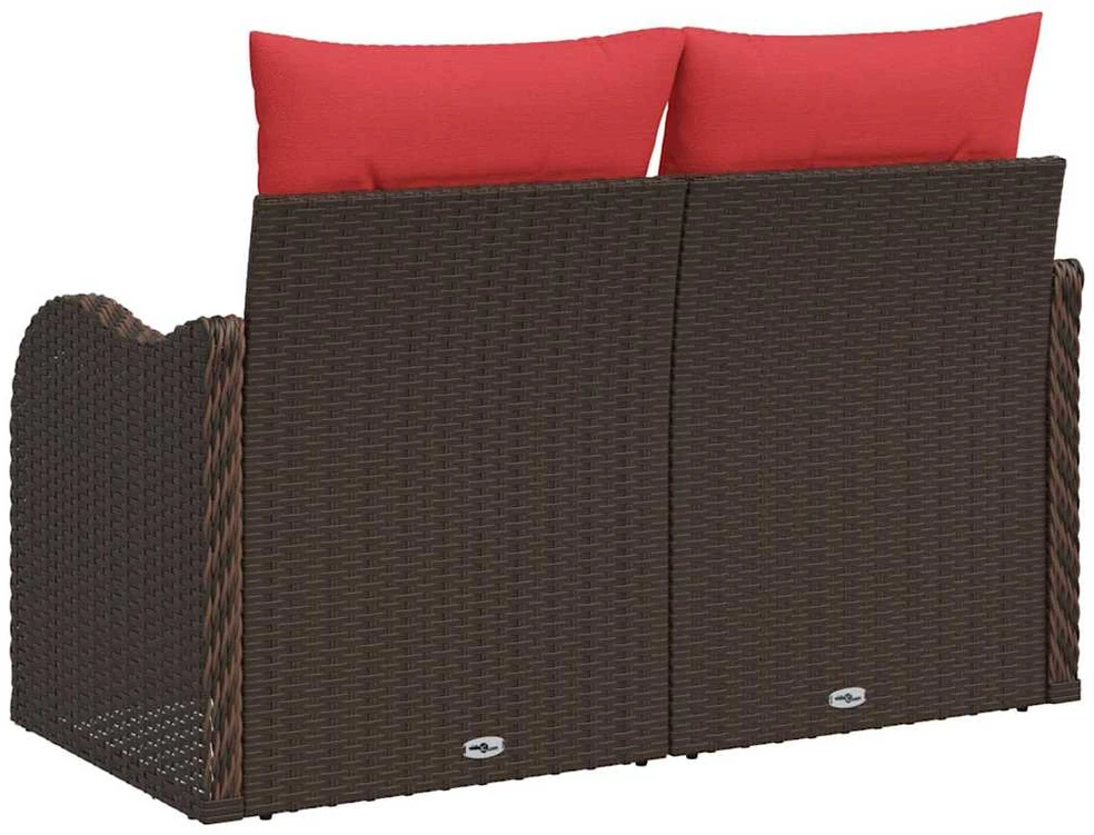 Sodo sofa su pagalve 121 x 62 x 69 cm poliratanas