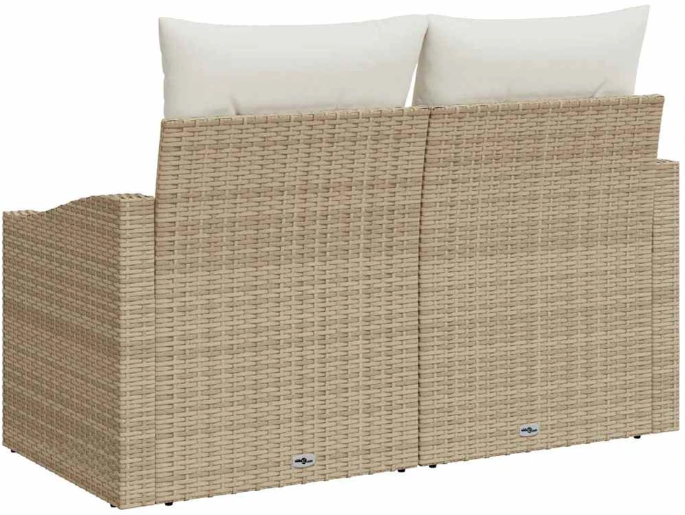 Sodo sofa su pagalve 123 x 62 x 69 cm poliratanas