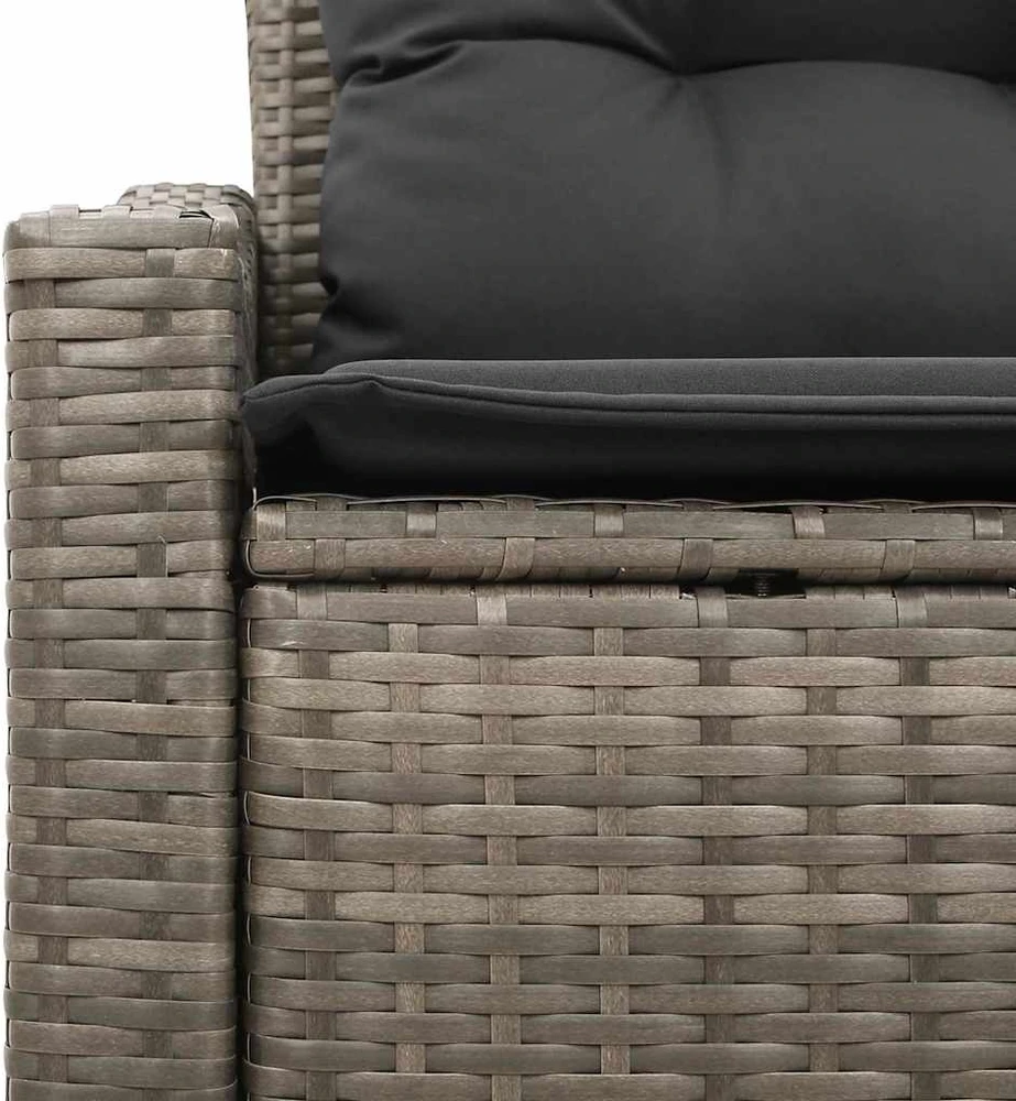 Sodo sofa su pagalve 123 x 62 x 69 cm poliratanas