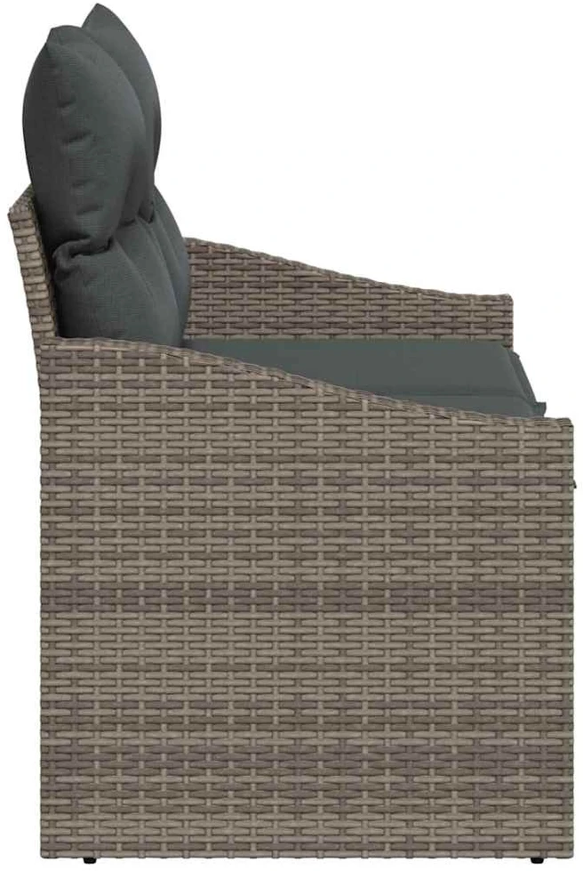 Sodo sofa su pagalve 123 x 62 x 69 cm poliratanas