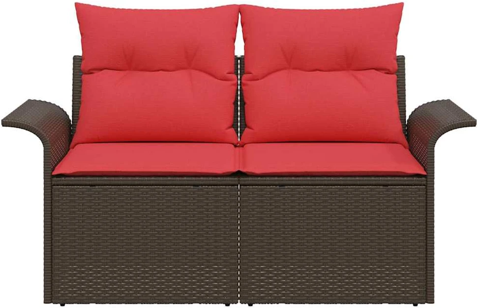 Sodo sofa 2-Vietų skaičius poliratanas