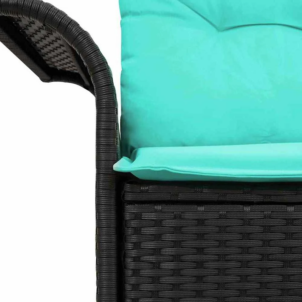 Sodo sofa 2-Vietų skaičius poliratanas