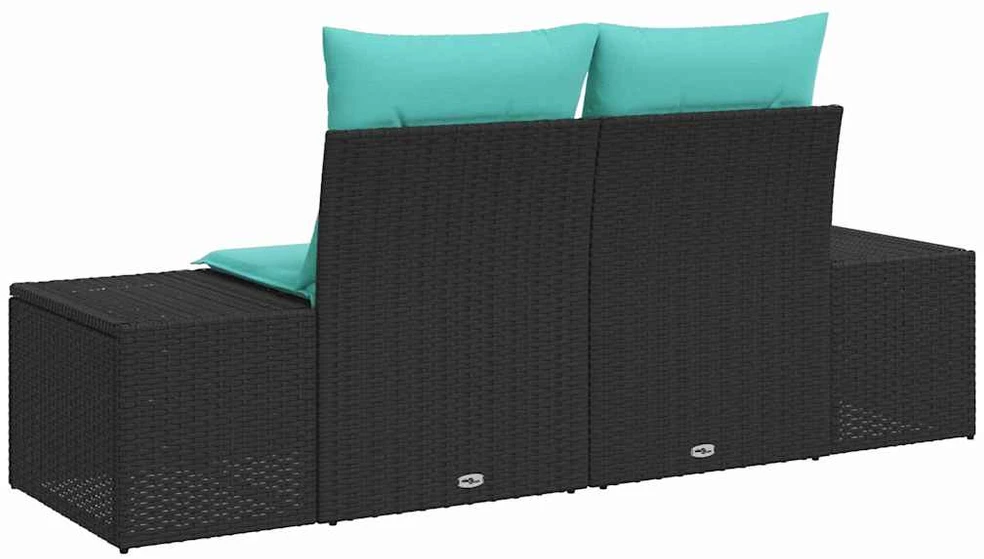 Sodo sofa su pagalve 184 x 62 x 69 cm poliratanas