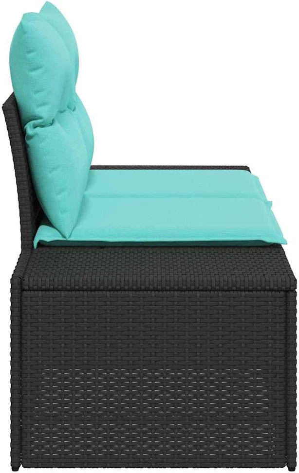 Sodo sofa su pagalve 184 x 62 x 69 cm poliratanas