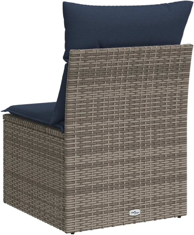 | Sodo sofa | su pagalve Pilka 55 x 62 x 69 cm Poli ratanas