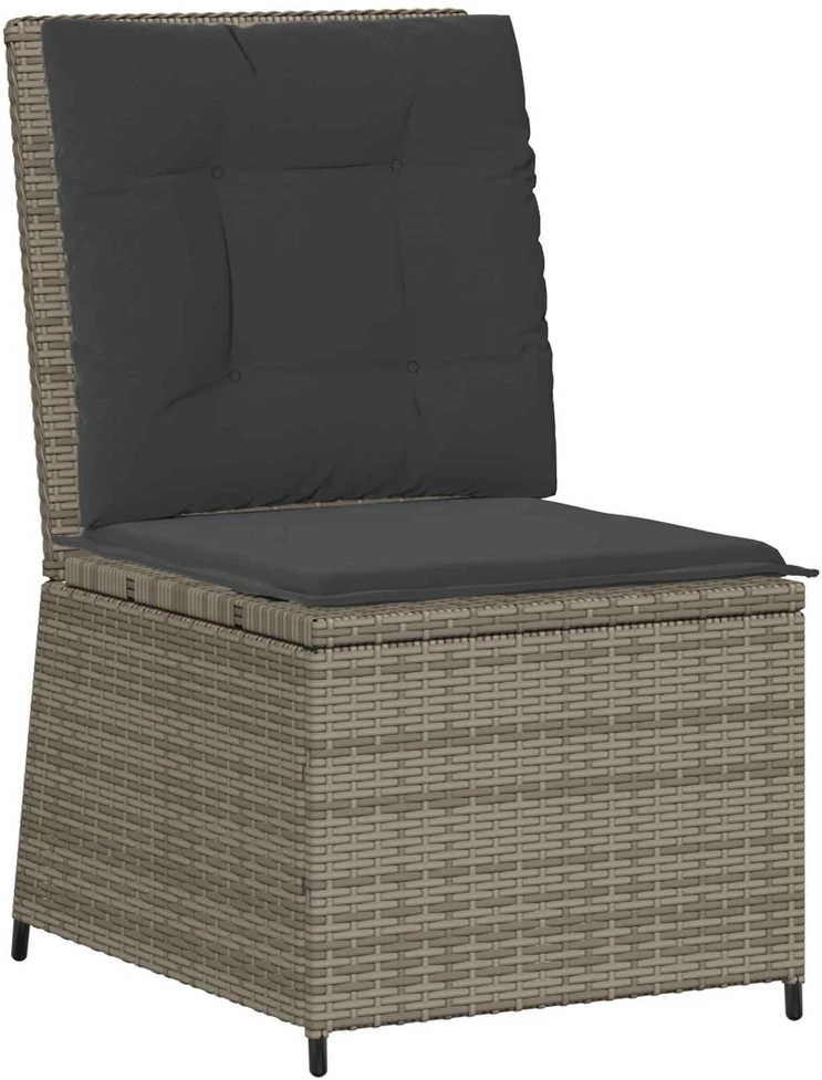 Sodo sofa Pilka poliratanas