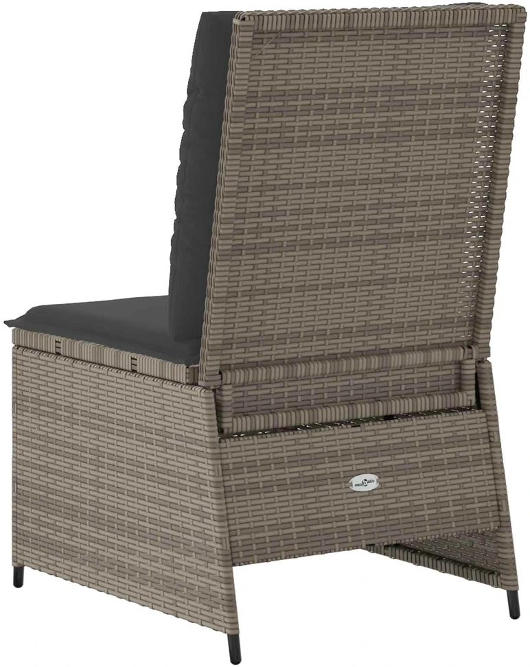 Sodo sofa Pilka poliratanas