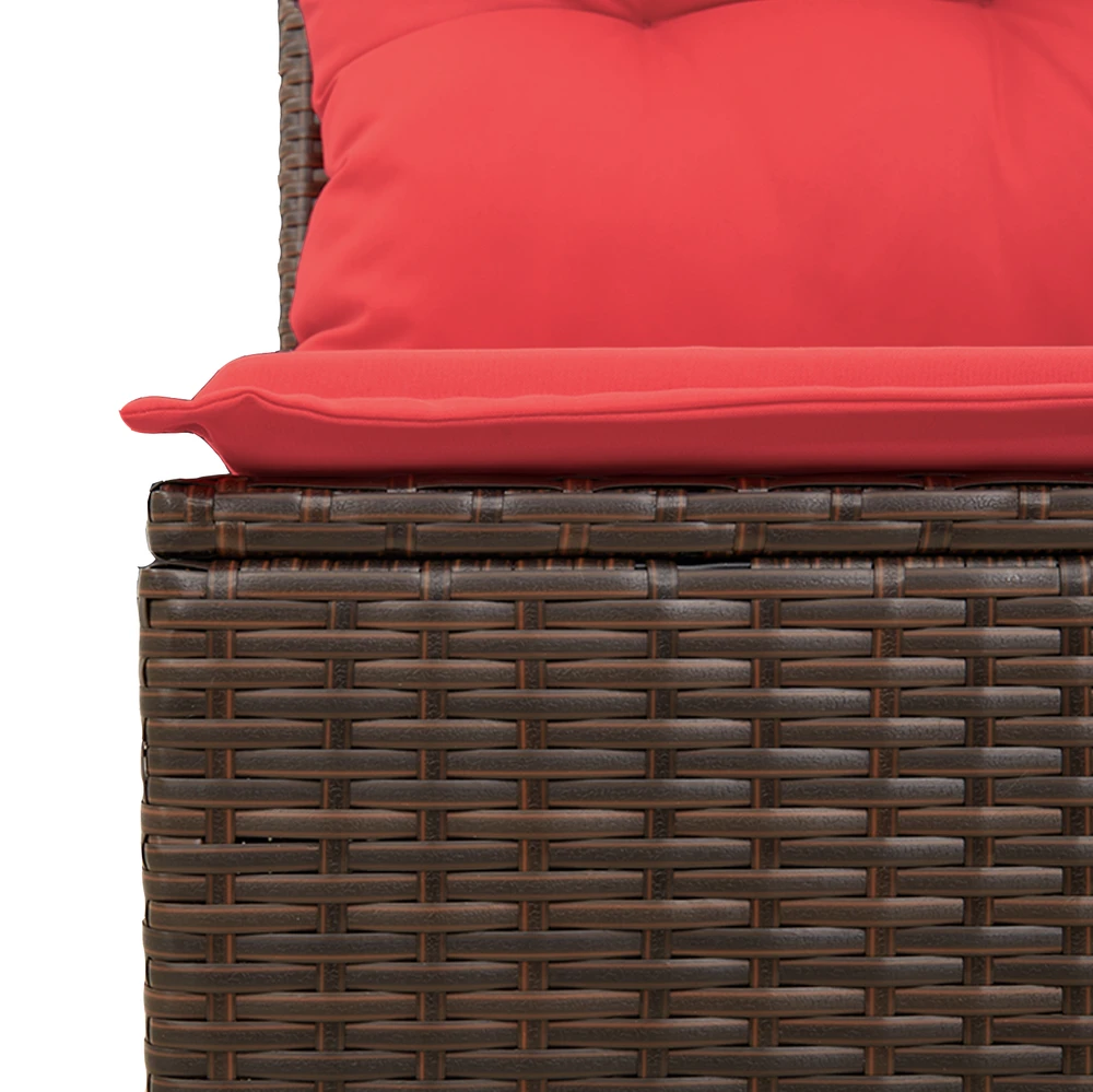 Sodo sofa su pagalve Ruda 55 x 62 x 69 cm Poli ratanas