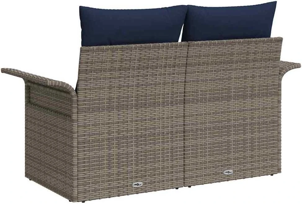 Sodo sofa 2-Vietų skaičius poliratanas