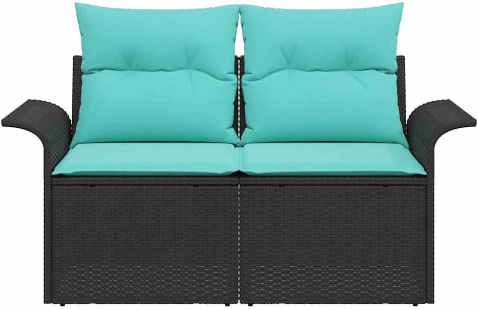 Sodo sofa 2-Vietų skaičius poliratanas