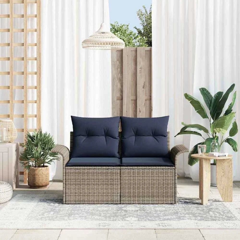 Sodo sofa 2-Vietų skaičius poliratanas