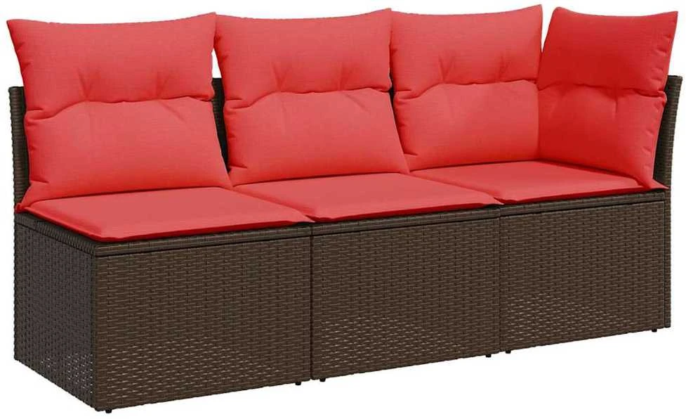 | Sodo sofa | su pagalve Ruda 172 x 62 x 69 cm Poli ratanas
