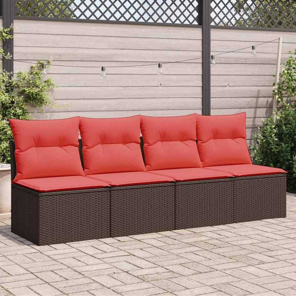| Sodo sofa | su pagalve Ruda 220 x 62 x 69 cm poliratanas