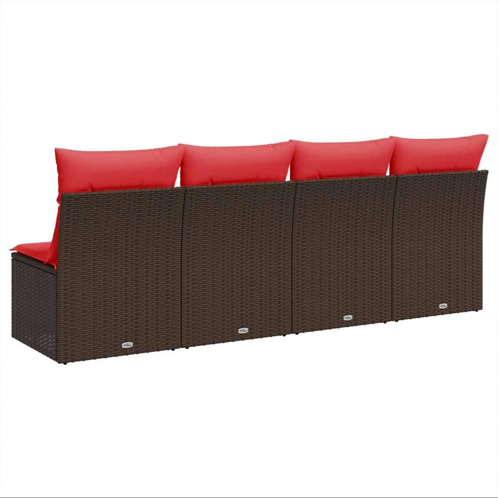| Sodo sofa | su pagalve Ruda 220 x 62 x 69 cm poliratanas