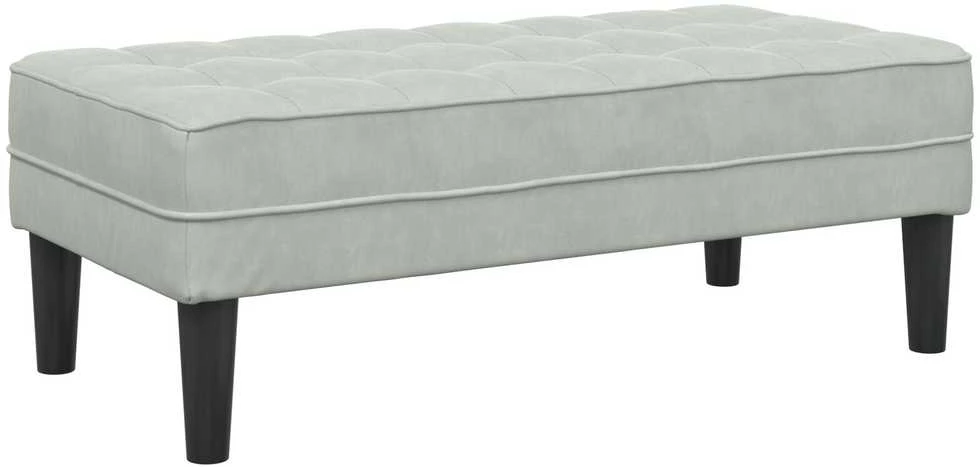 Sofa Sofos komplektas 2 vnt. Šviesiai pilka Poliesteris