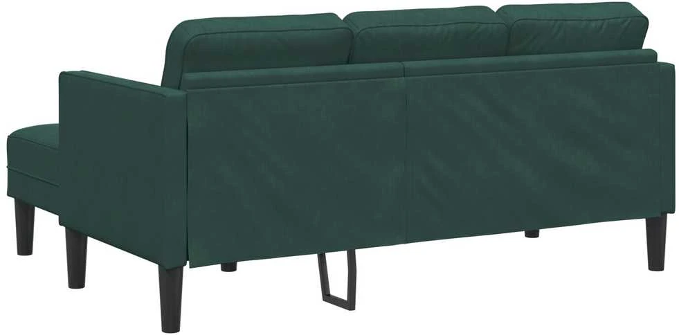 Sofa Sofos komplektas 2 vnt. Tamsiai žalia Poliesteris