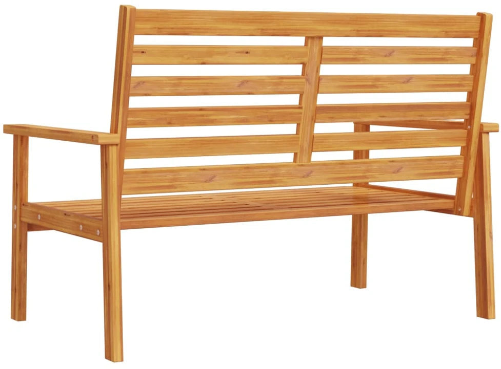 Sodo sofa-suoliukas, 120cm, akacijos medienos masyvas