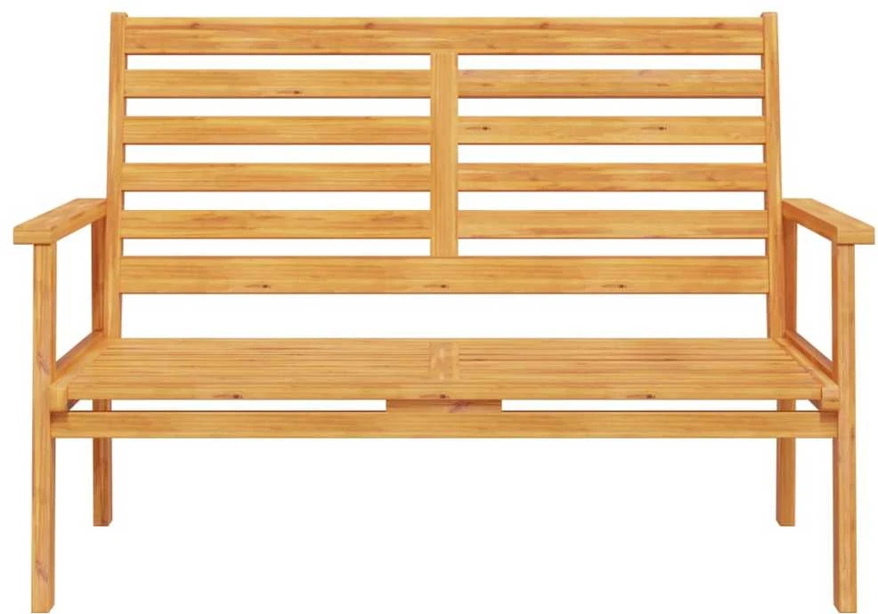 Sodo sofa-suoliukas, 120cm, akacijos medienos masyvas