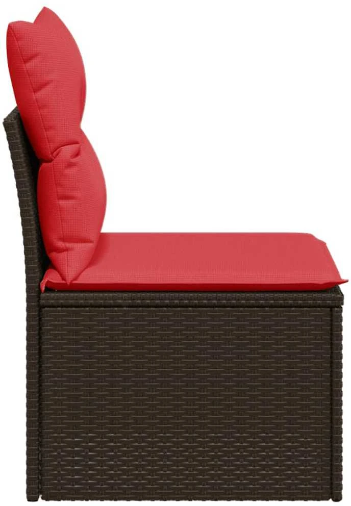 | Sodo sofa | su pagalve Ruda 55 x 62 x 69 cm poliratanas