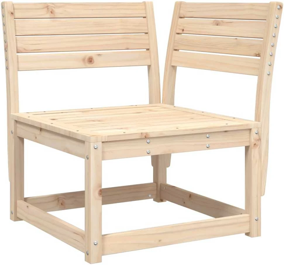 Lauko baldų komplektas Sodo sofos komplektas, 3 dalių, pušies medienos masyvas