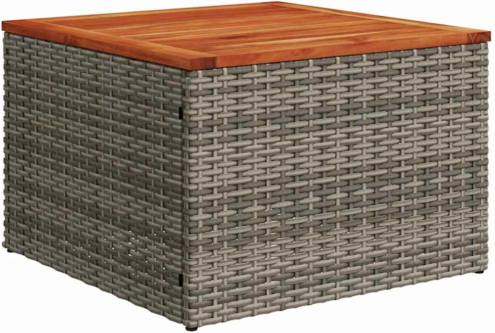 Sodo Sofų Rinkinys 7 vnt. Pilka poliratanas