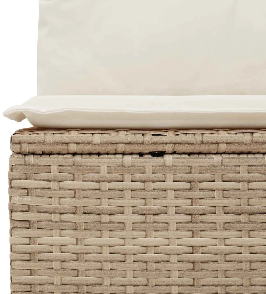 Sodo Sofų Rinkinys 8 vnt. Smėlio poliratanas