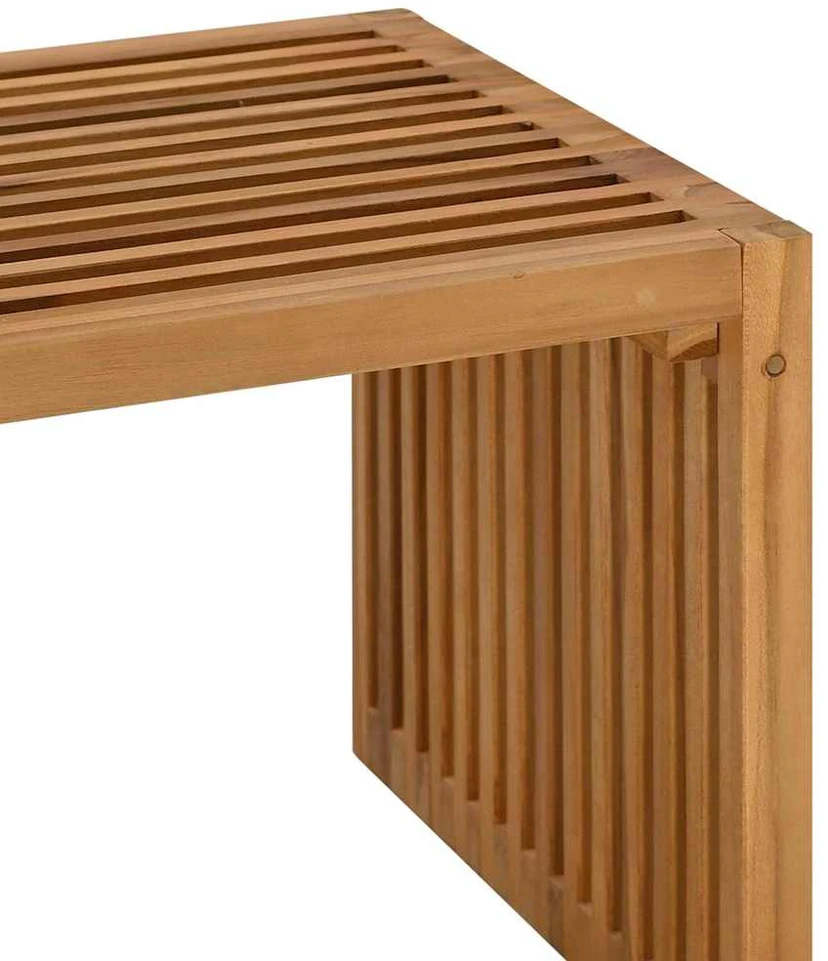 Sodo šoninis stalas Ruda 70 x 37,5 x 35,5 cm Kieto teka medžio