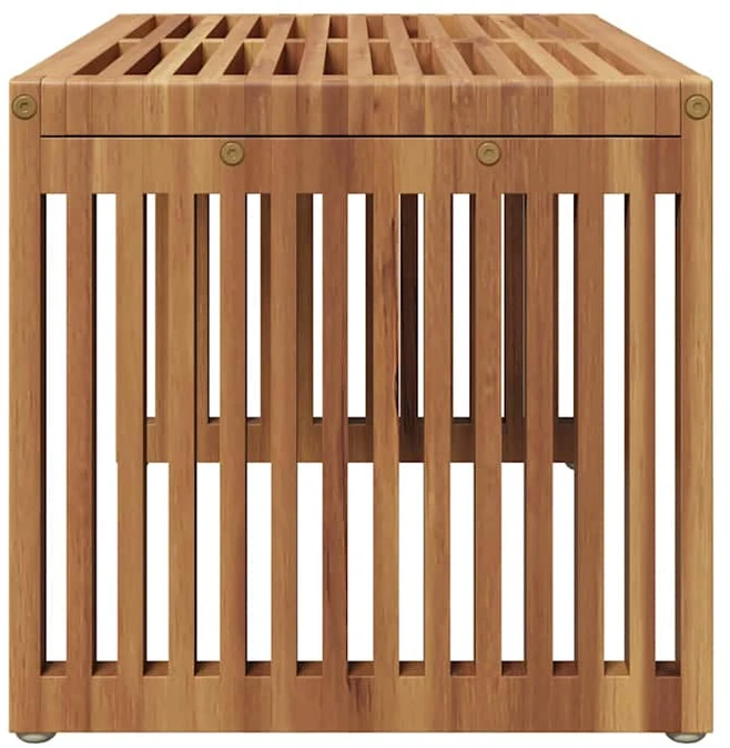 Sodo šoninis stalas Ruda 70 x 37,5 x 35,5 cm Kieto teka medžio
