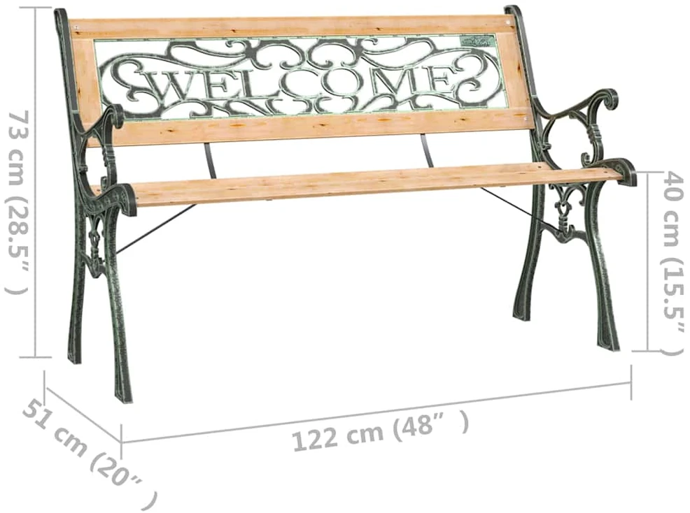 Sodo souliukas, 122cm, eglės medienos masyvas
