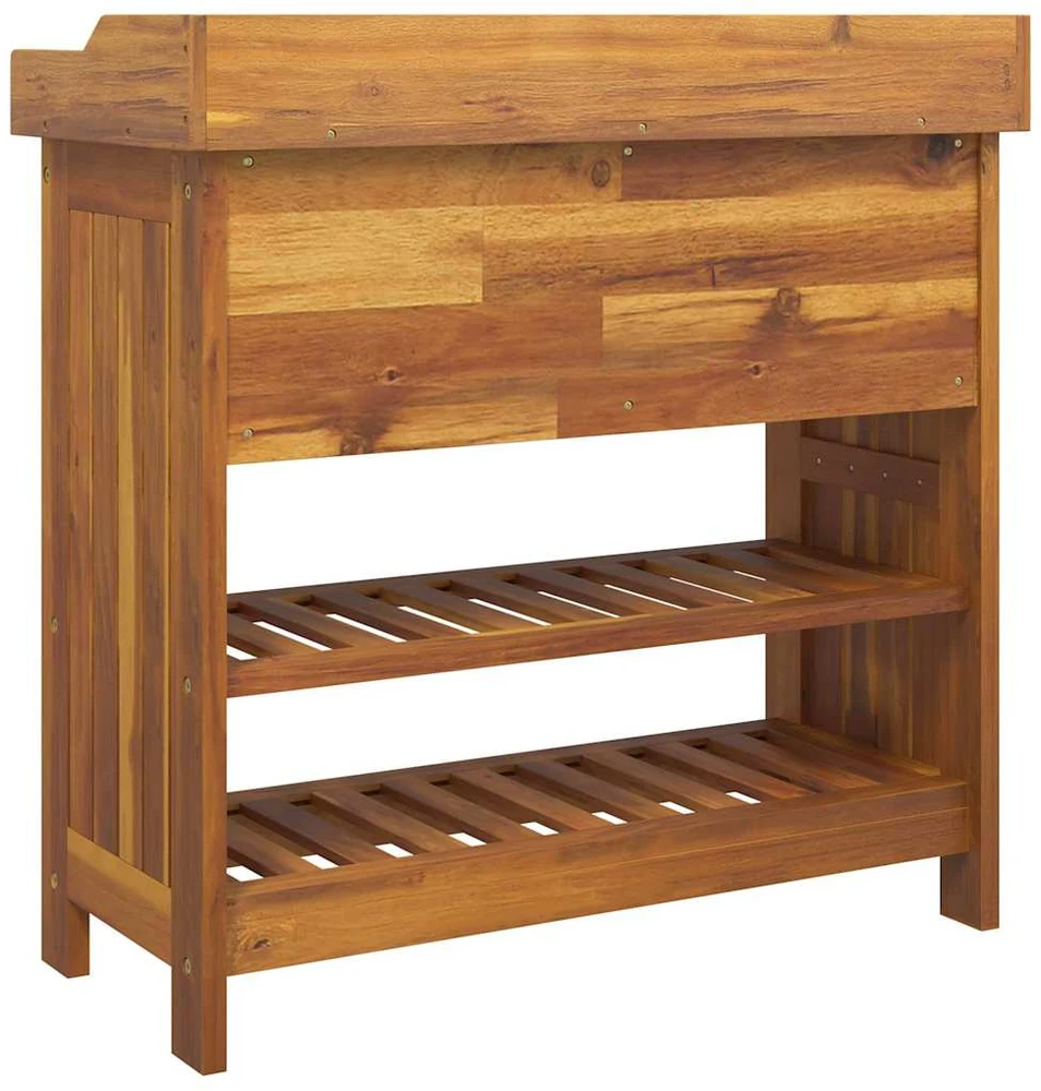 Sodo Spinta Natūrali 78 x 36,5 x 78cm Kietos akacijos mediena