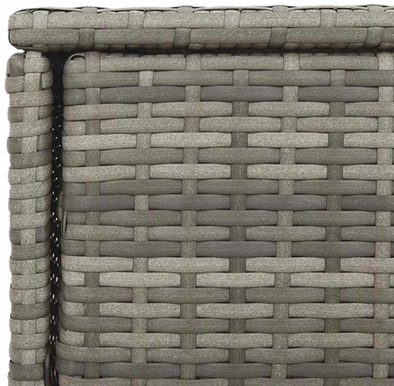 Sodo spintelė daiktams, pilka, 55x55x111cm, poliratanas
