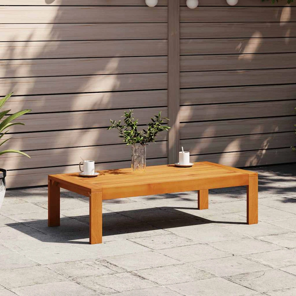 Sodo stalas, 100x50x27cm, akacijos medienos masyvas