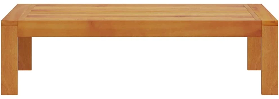Sodo stalas, 100x50x27cm, akacijos medienos masyvas