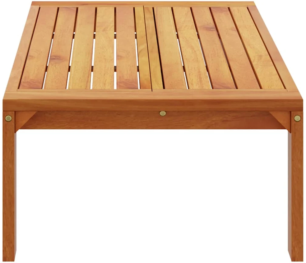 Sodo stalas, 100x50x27cm, akacijos medienos masyvas