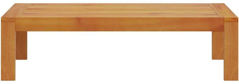 Sodo stalas, 100x50x27cm, akacijos medienos masyvas
