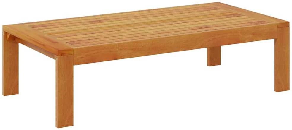 Sodo stalas, 100x50x27cm, akacijos medienos masyvas