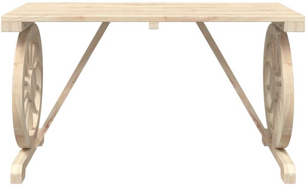 Sodo stalas, 115x55x65cm, eglės medienos masyvas