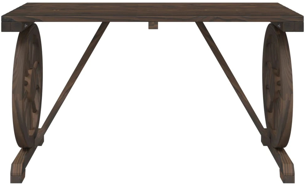 Sodo stalas, 115x55x65cm, eglės medienos masyvas