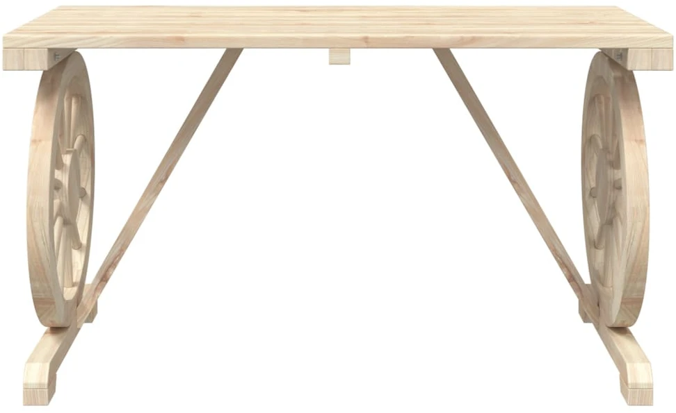 Sodo stalas, 115x55x65cm, eglės medienos masyvas