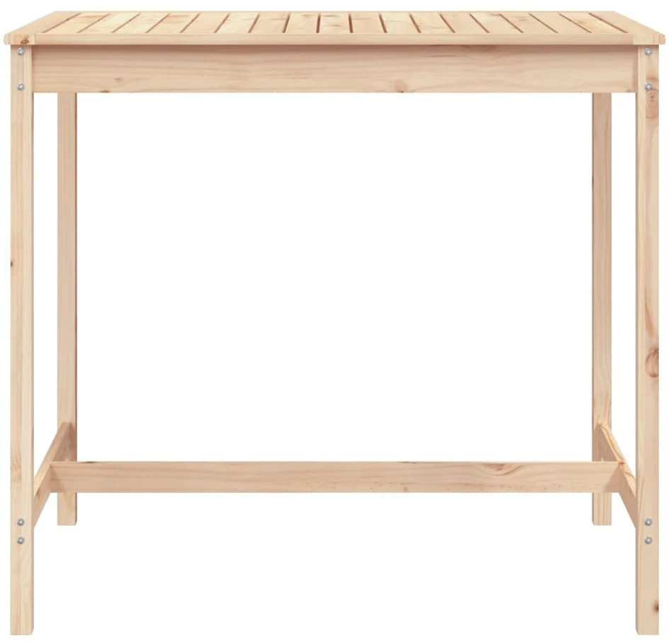 Sodo stalas, 121x82,5x110cm, pušies medienos masyvas