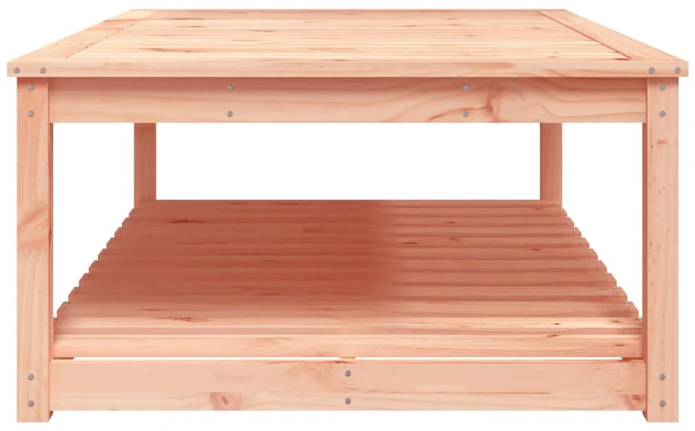 Sodo stalas, 121x82,5x45cm, duoglas eglės medienos masyvas