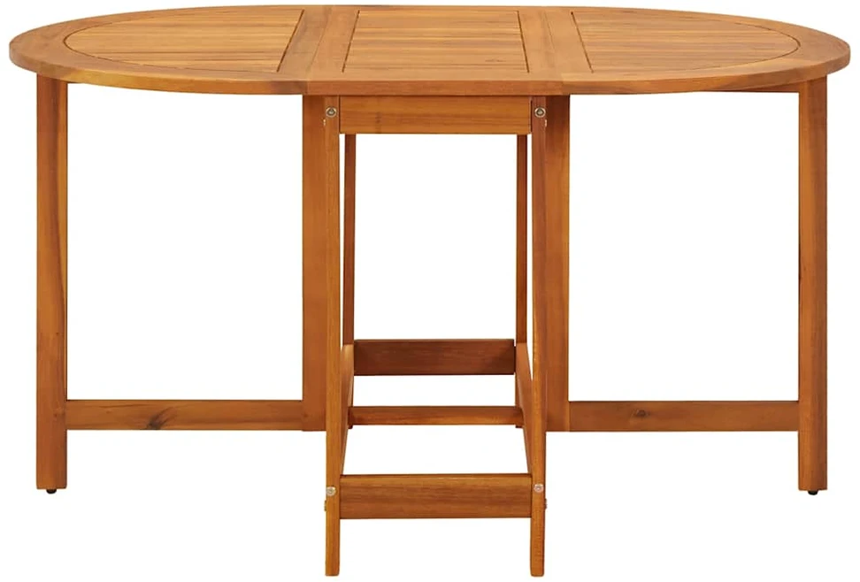 Sodo stalas, 130x90x72cm, akacijos medienos masyvas