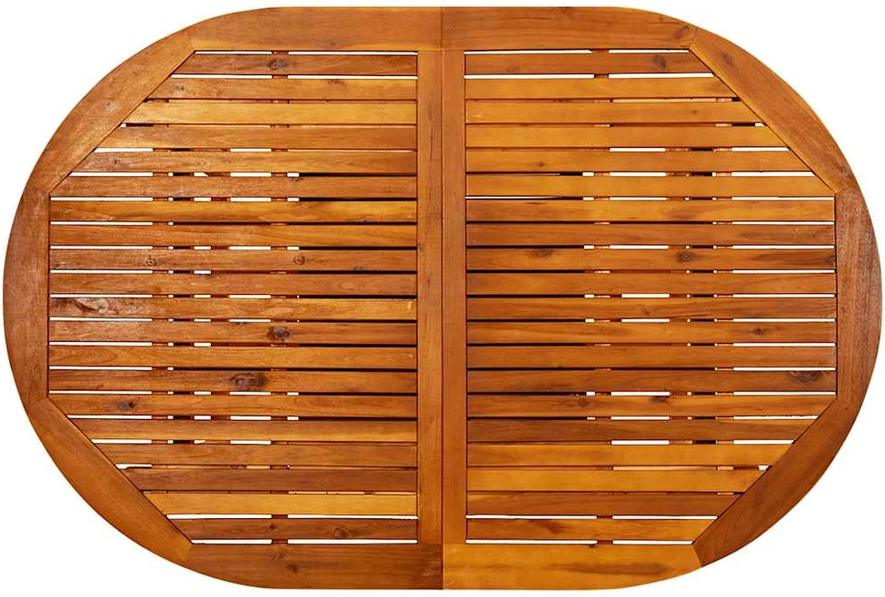 Sodo stalas, 200x100x75 cm, akacijos medienos masyvas