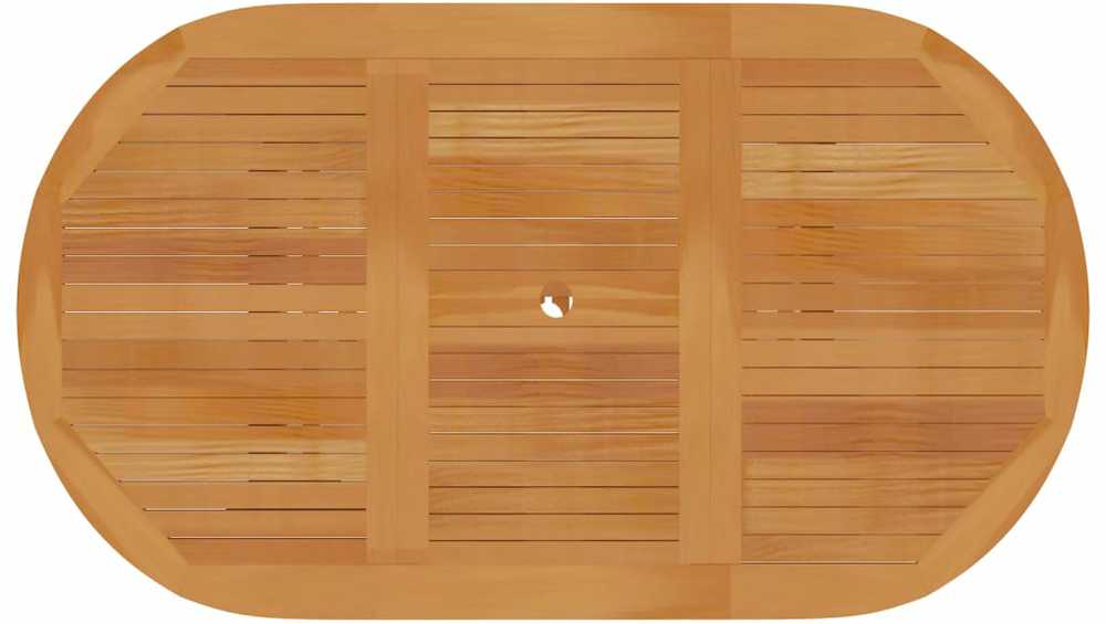 Sodo stalas, 150x90x75cm, tikmedžio medienos masyvas
