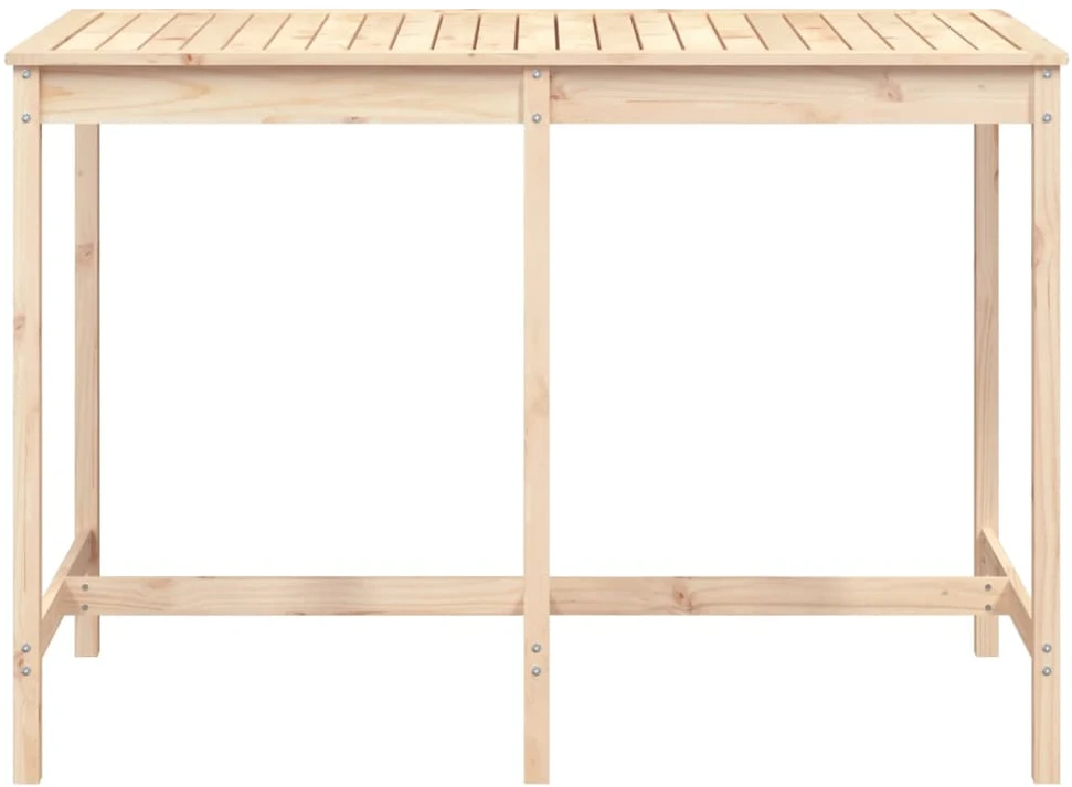 Sodo stalas, 159,5x82,5x110cm, pušies medienos masyvas