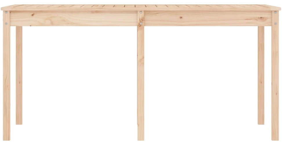 Sodo stalas, 159,5x82,5x76cm, pušies medienos masyvas