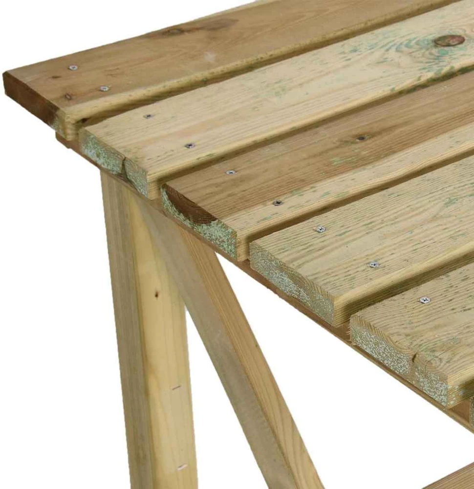 Sodo stalas, 160x79x75cm, mediena