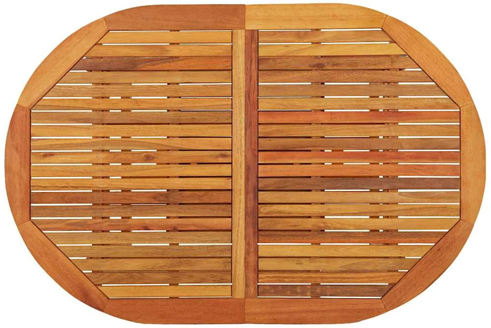Sodo stalas, 200x100x75cm, eukalipto medienos masyvas