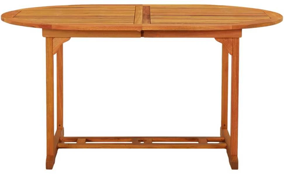 Sodo stalas, 200x100x75cm, eukalipto medienos masyvas